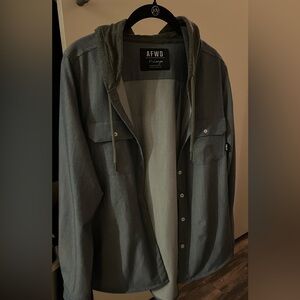 Alph Forward Denim Flannel Shirt